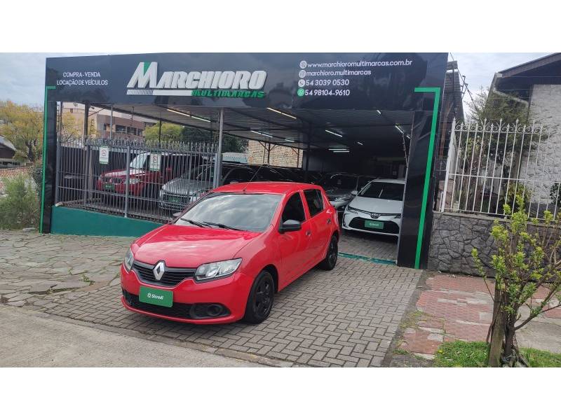 RENAULT - SANDERO - 2018/2018 - Vermelha - R$ 29.900,00