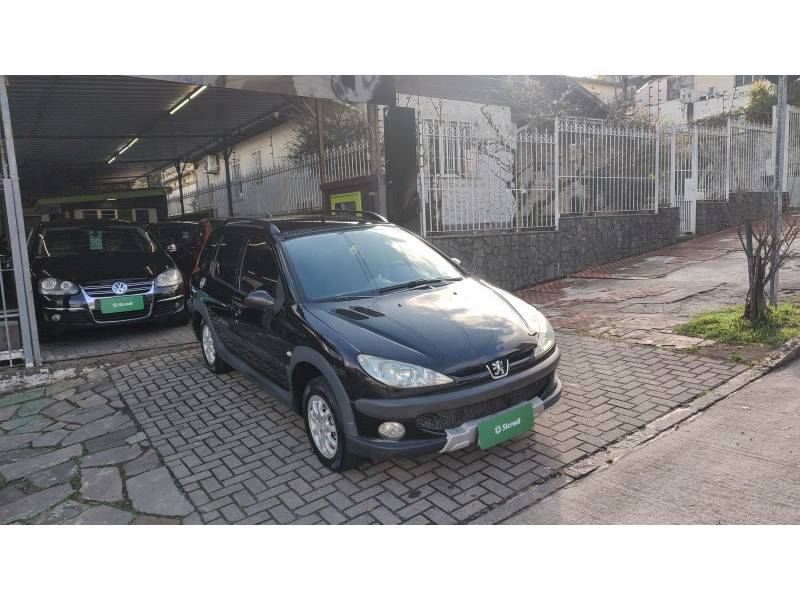 PEUGEOT - 206 - 2007/2008 - Preta - R$ 20.900,00