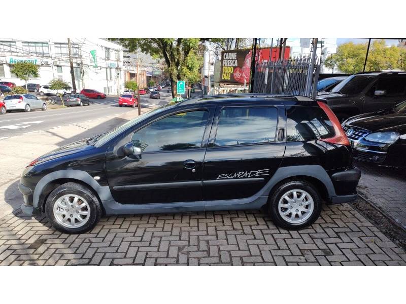 PEUGEOT - 206 - 2007/2008 - Preta - R$ 20.900,00